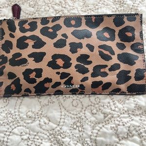 Leopard Coach Wallet